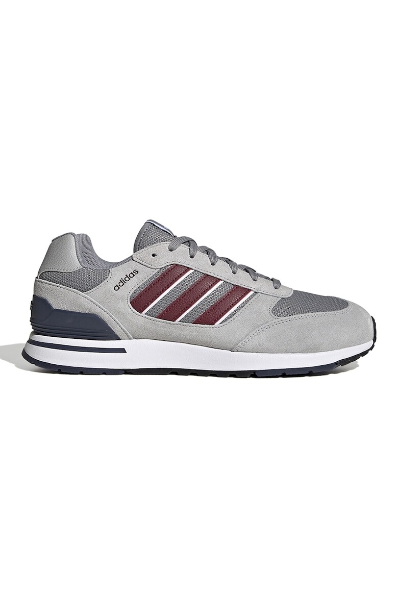 

Замшевые кроссовки Run в стиле 80-х Adidas Sportswear, серый
