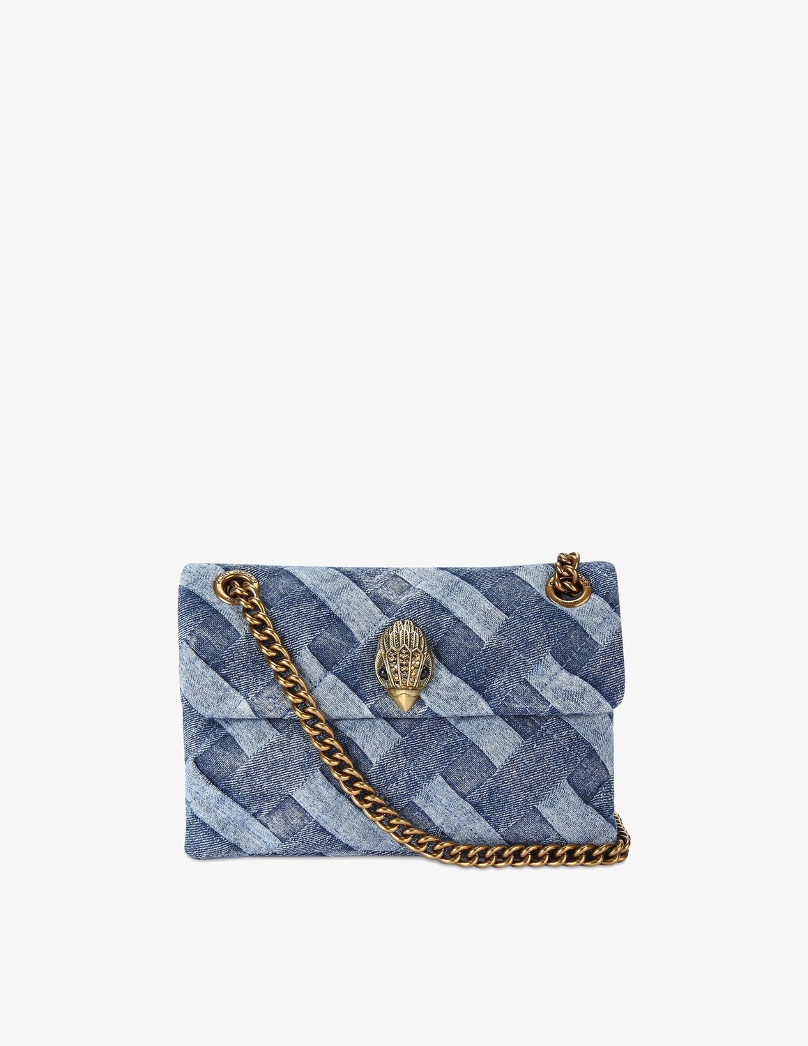 

Джинсовая сумка Mini Keng Kurt Geiger, светло-синий
