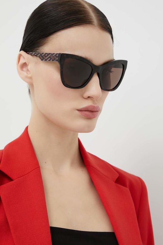 Солнцезащитные очки Версаче Versace, коричневый