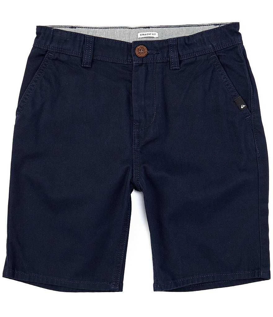 

Легкие шорты-чинос на каждый день Quiksilver Big Boys 8–16, синий
