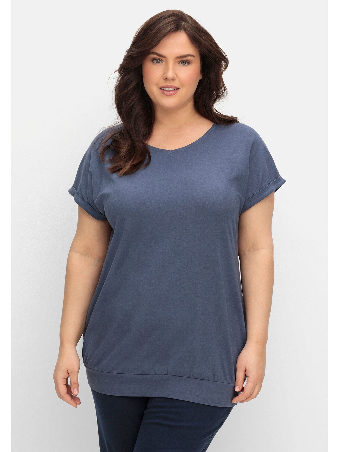 

Футболка sheego Oversized, индиго
