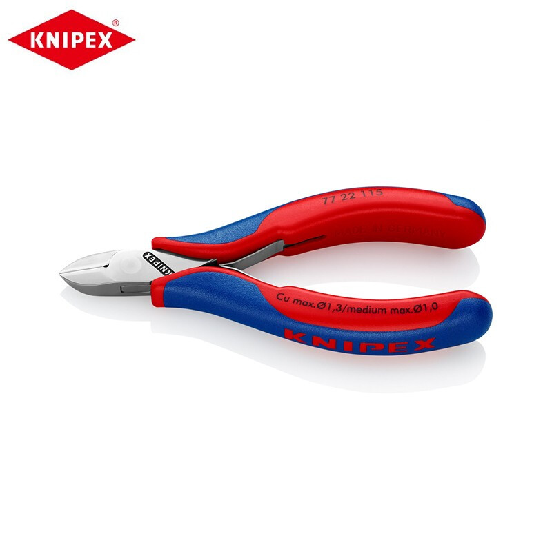 KNIPEX 115 мм прецизионные диагональные плоскогубцы плоскогубцы для водяного рта ножницы для водяного рта электронные ножницы пластиковые плоскогубцы диагональные плоскогубцы 77 22 115 по индивидуальному заказу (срок поставки 4-8 недель)