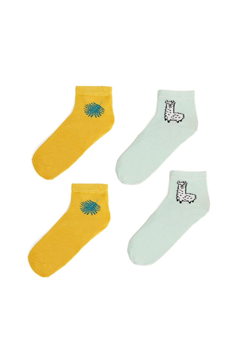

Комплект из 2 коротких носков Bamboo Lama ECROU
