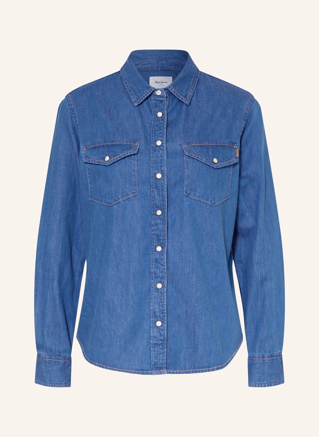 

Рубашка-Блузка Pepe Jeans, синий