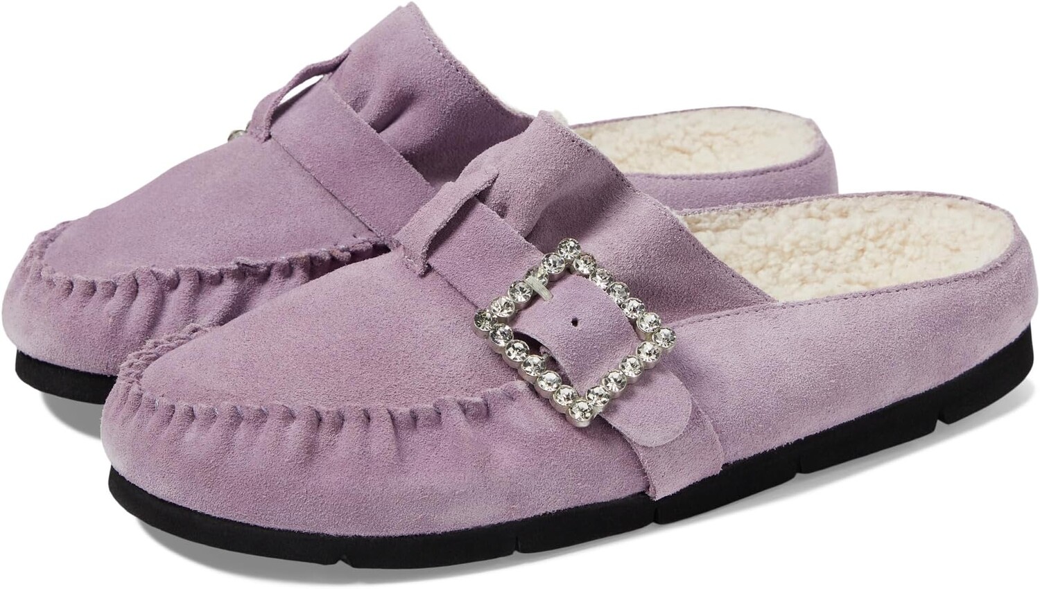 

Сабо Shearling After Riding Mule Free People, цвет Lavender Suede