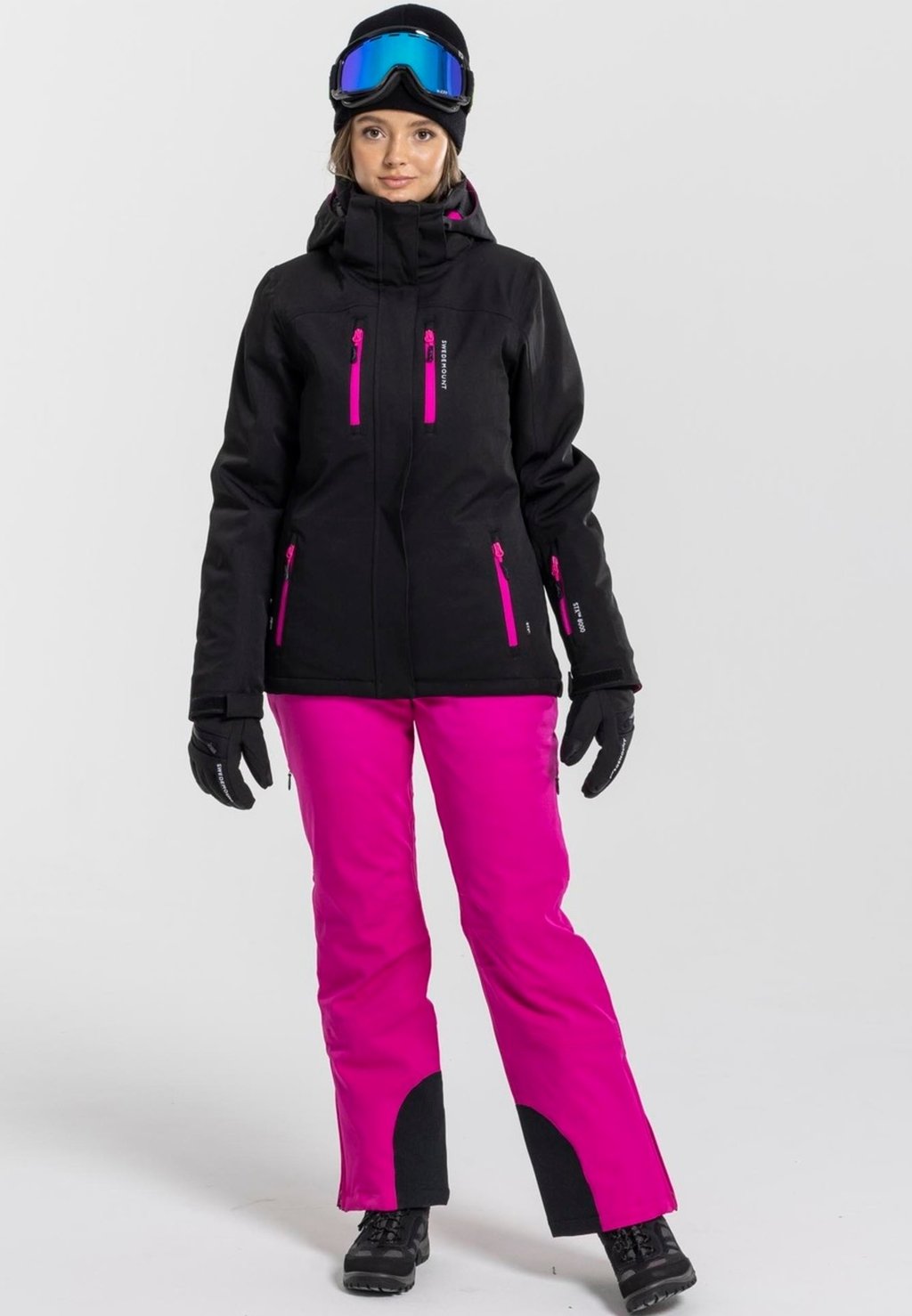 Куртка для сноуборда CERVINIA Swedemount, цвет black fresh pink куртка swedemount