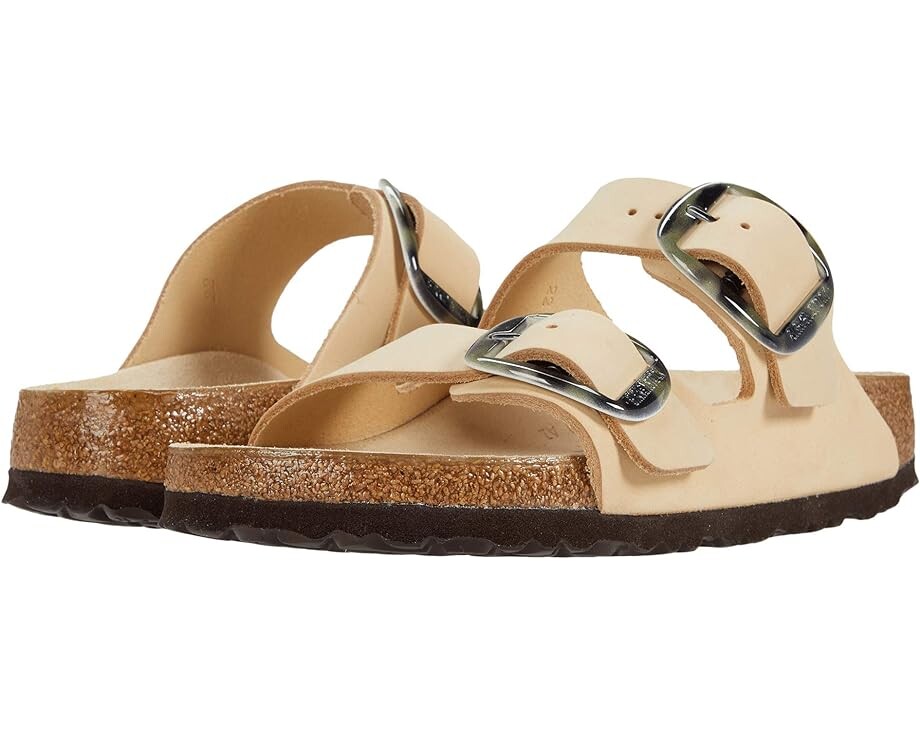

Сандалии Birkenstock Arizona Torty Big Buckle, цвет Almond Nubuck