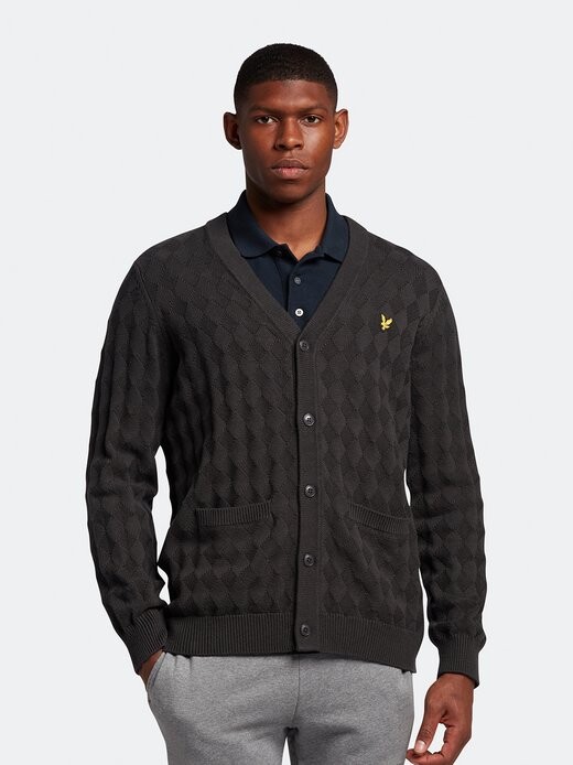 

Кардиган Lyle & Scott, серый