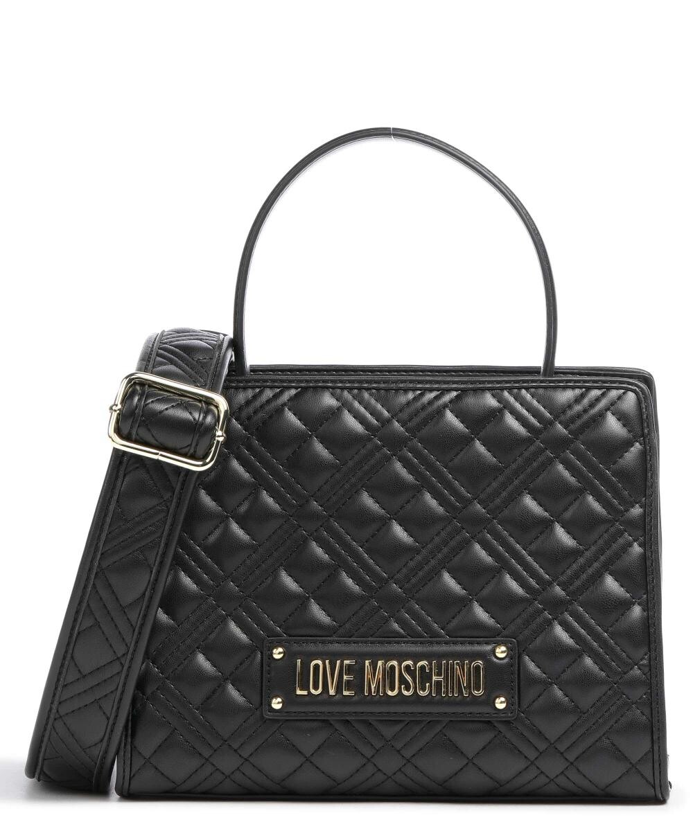 

Стеганая сумка через плечо из искусственной кожи Love Moschino, черный