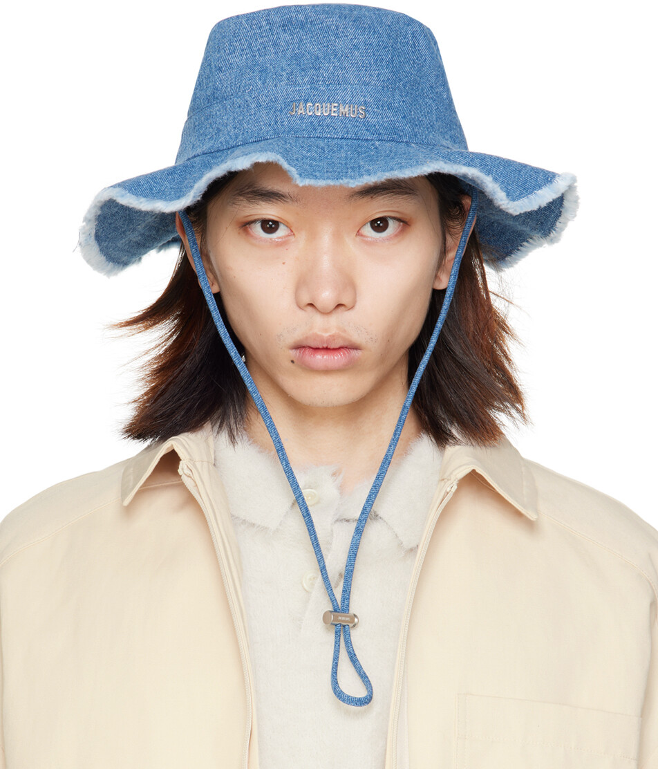 Синяя шляпа Le bob Artichaut Jacquemus, цвет Blue