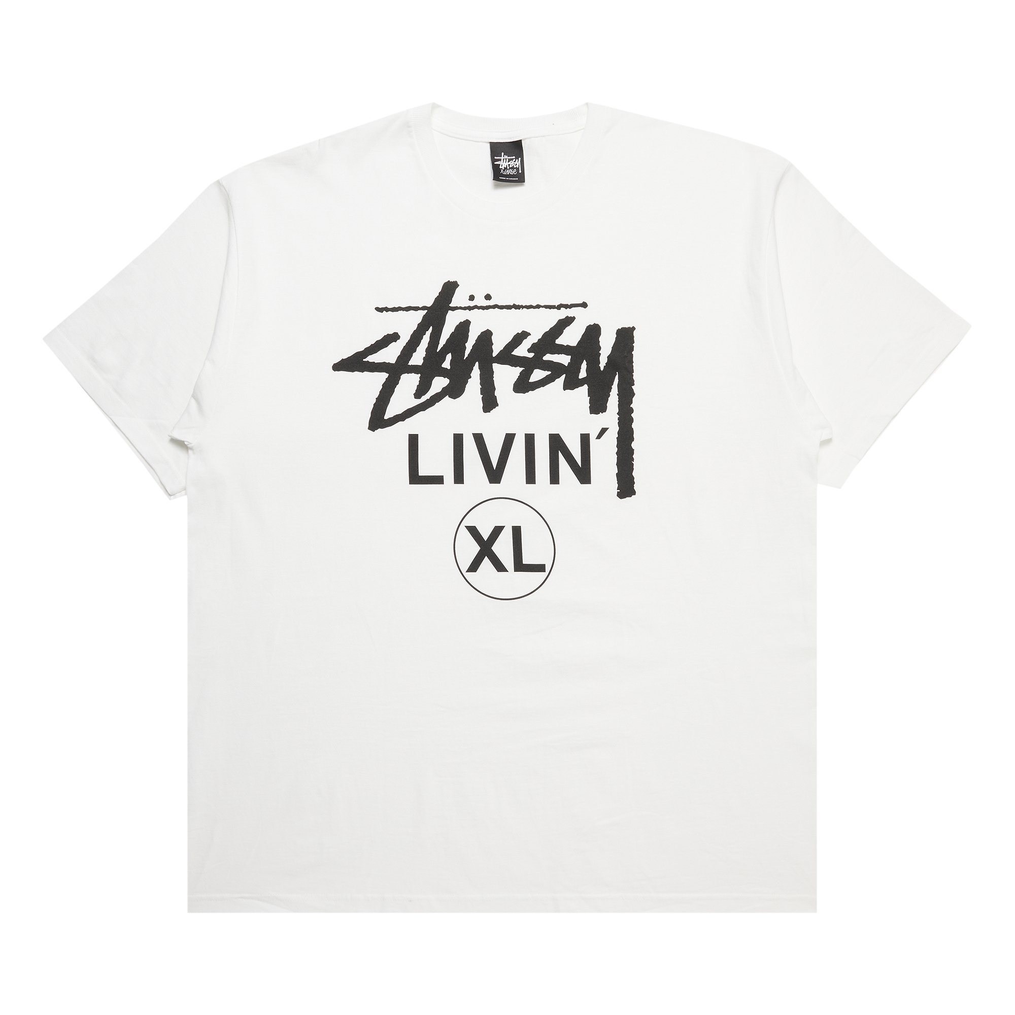 

Футболка Stussy Livin XL, белая, Белый