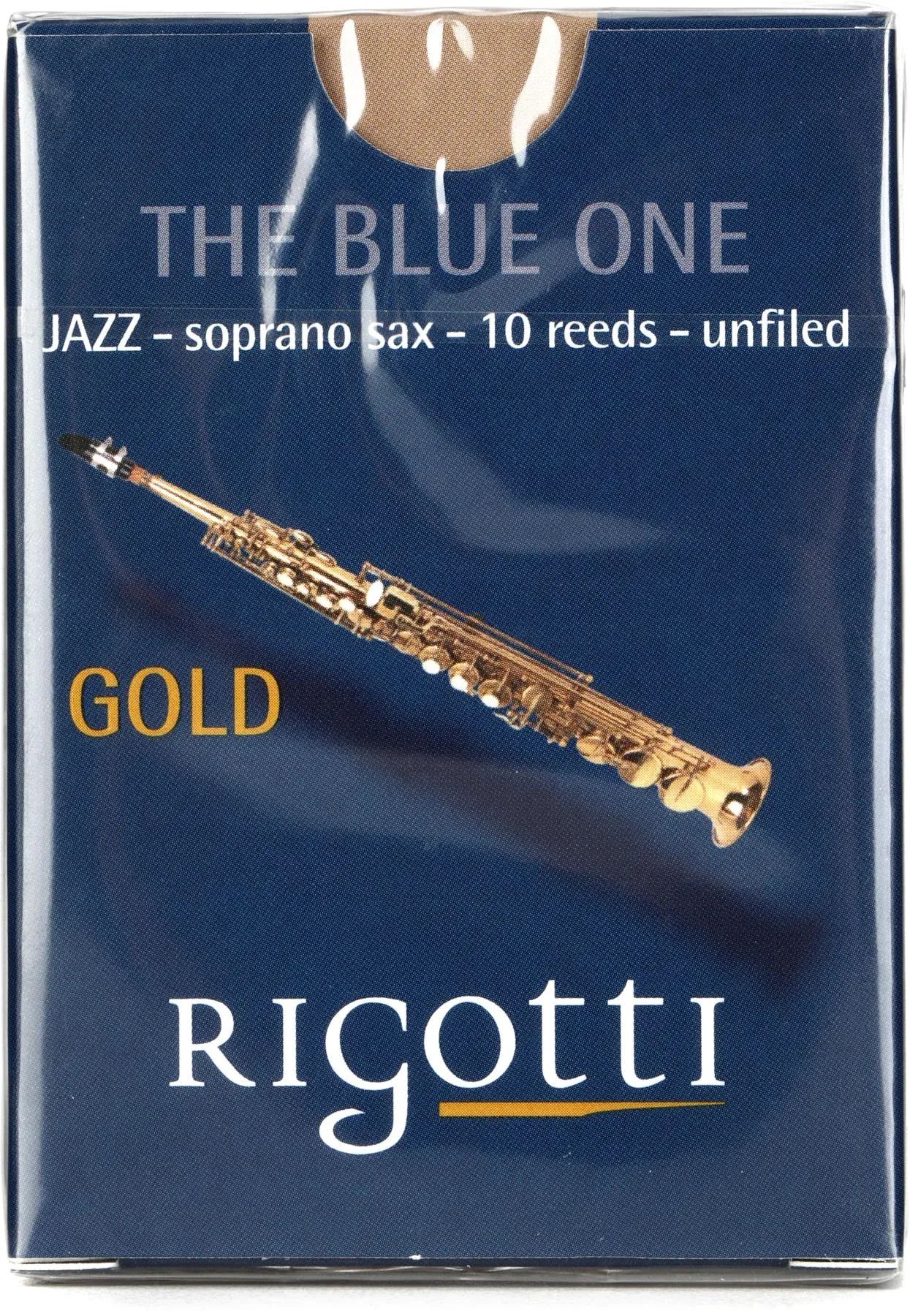 

Трости для саксофона Rigotti RG.JSS Gold Jazz Soprano — крепость 2,5 (10 шт.)