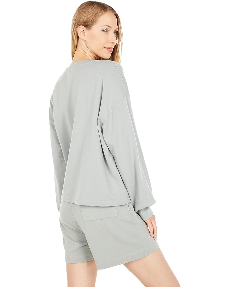 

Рубашка SUNDRY Drapey Sweatshirt, цвет Stone
