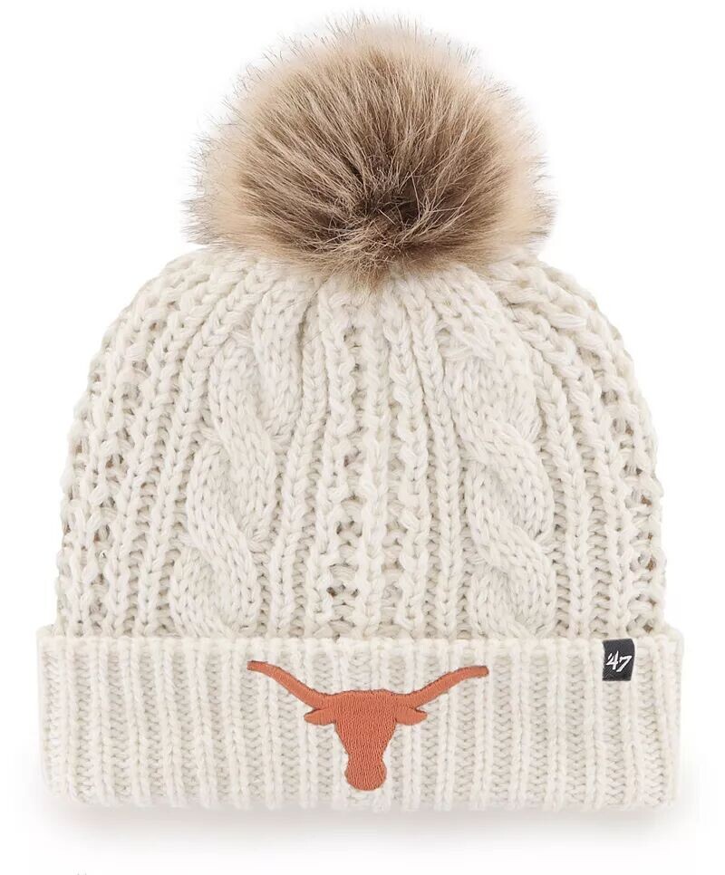 

Белая женская вязаная шапка Meeko '47 Texas Longhorns
