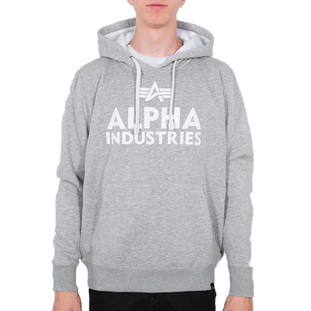 

Худи Alpha Industries Foam Print, серый