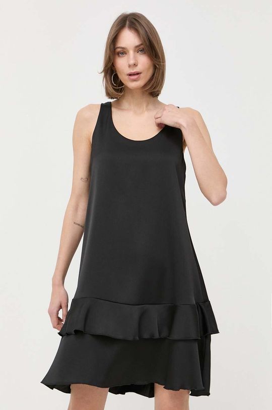 Платье Лю Джо Liu Jo, черный платье liu jo повседневное полуприлегающее мини размер l мультиколор