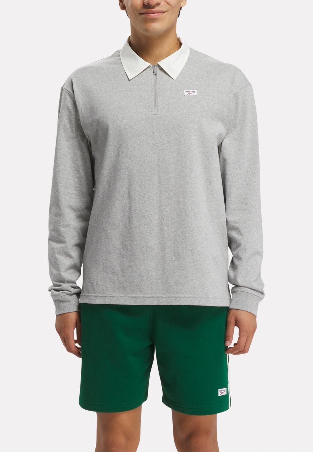 

Рубашка-поло Long Sleeve Court Reebok, серый