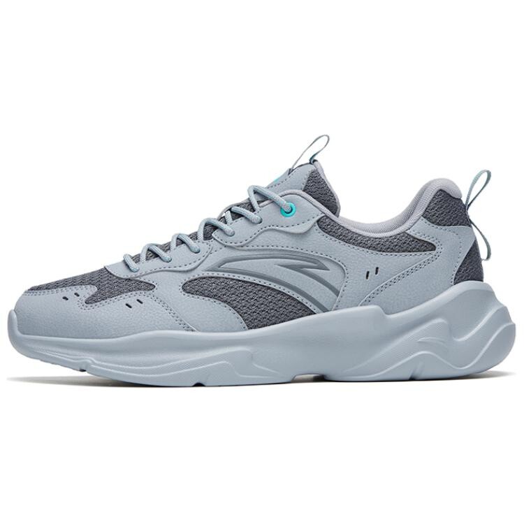 

Кроссовки ANTA Life Collection Lifestyle Shoes Men Low-top Cold Ash/mist Ash/fluorescent Aqua, цвет Cold ash/mist ash/fluorescent aqua