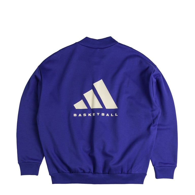 

Брюки Basketball Fleece Crewneck Adidas, синий