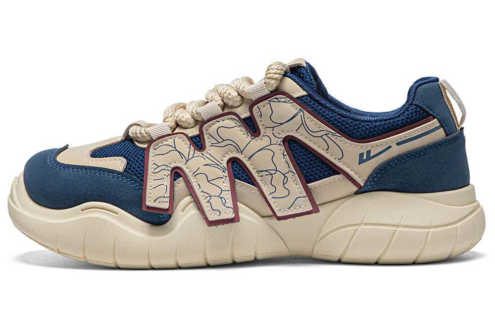 

Кроссовки WARRIOR Skateboarding Shoes Women's Low-top, бежевый/синий