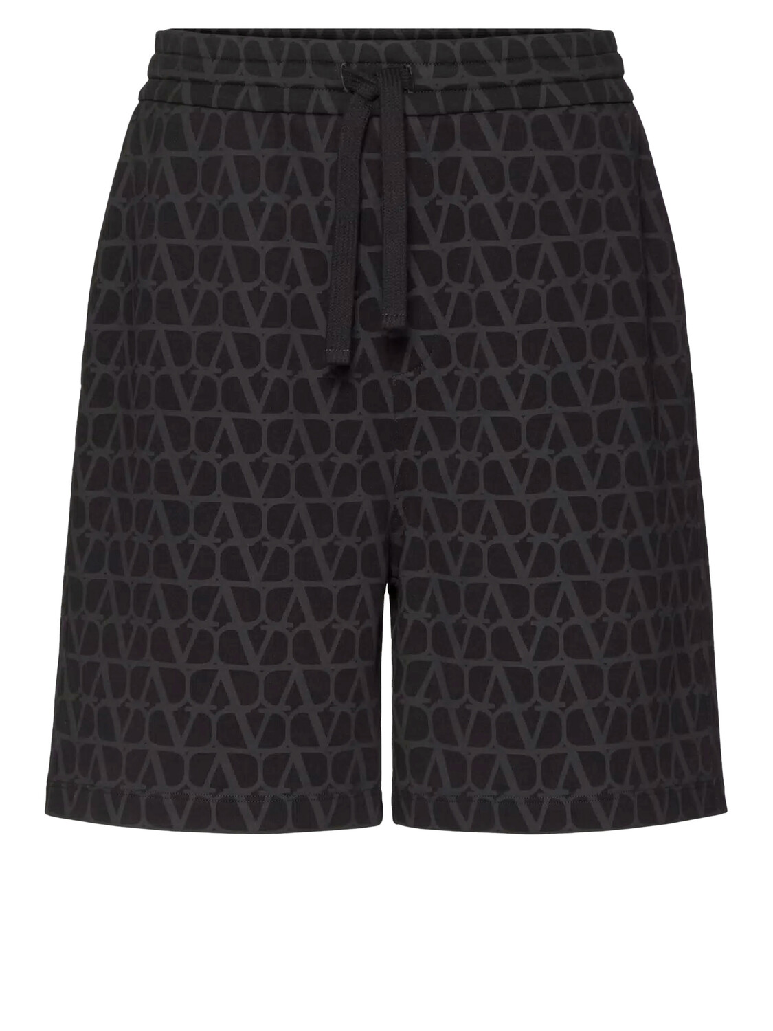 

Шорты Valentino Garavani Toile Iconographe cotton bermuda, черный