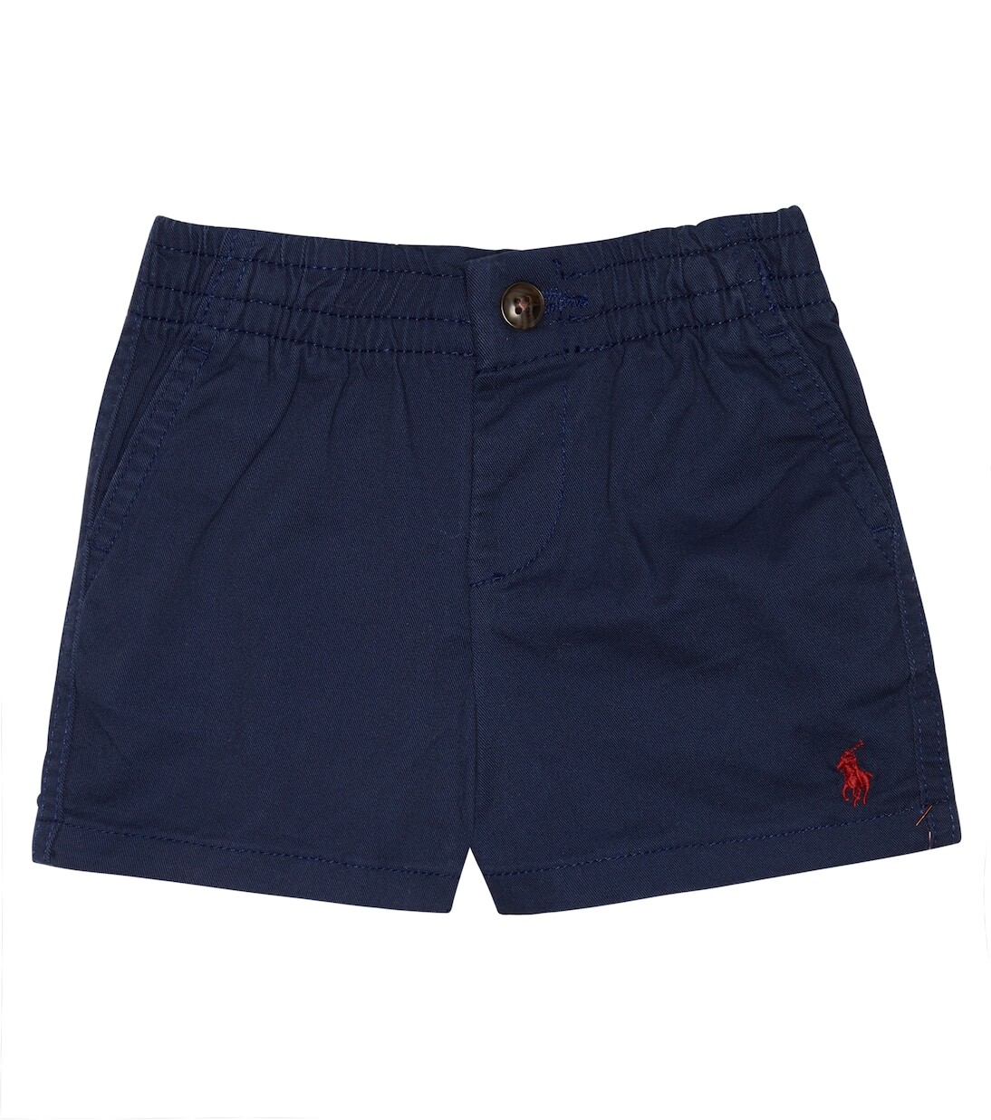 

Детские шорты из хлопкового твила Polo Ralph Lauren Kids, синий