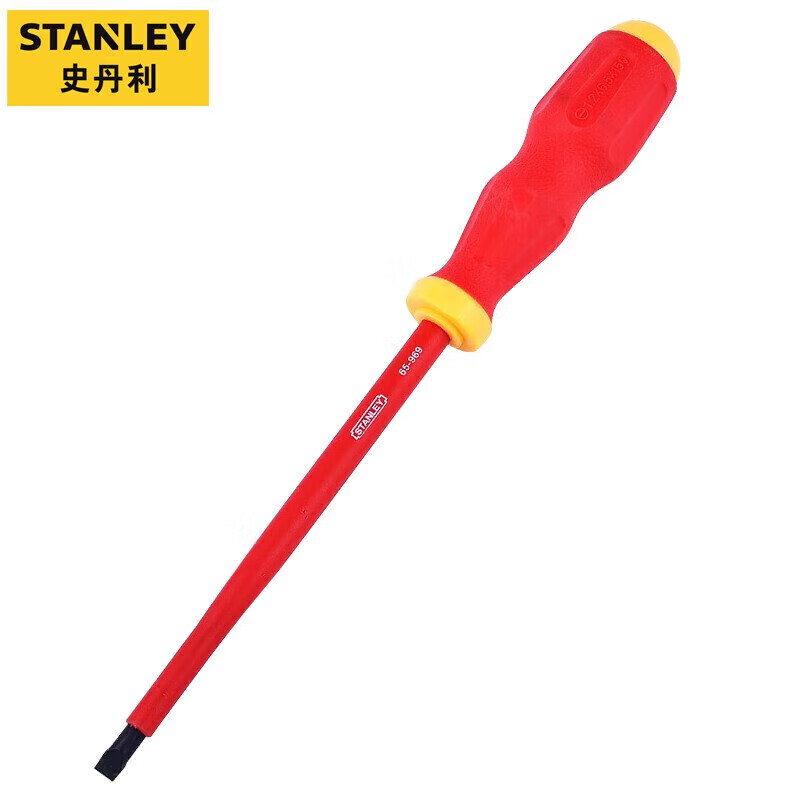 Stanley Изолированная плоская отвертка отвертка для электрика конусная 6,5х150мм 65-969-22