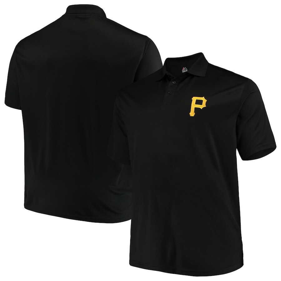 

Поло с коротким рукавом Fanatics Branded Pittsburgh Pirates, черный