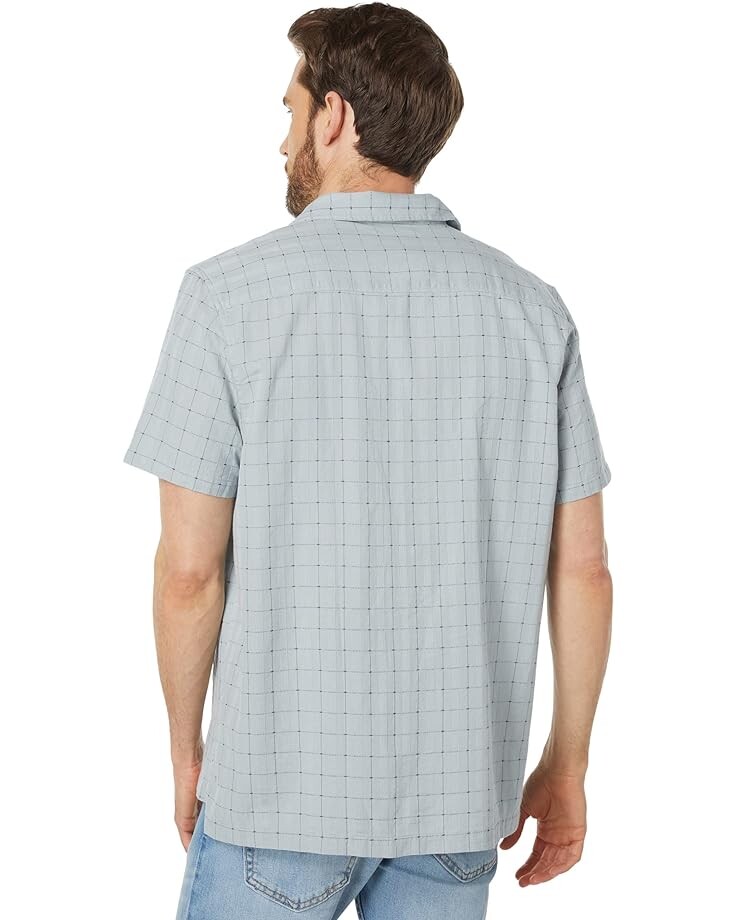 

Рубашка Madewell Short Sleeve Easy Shirt, цвет Glassware Blue Box Stitch Dobby