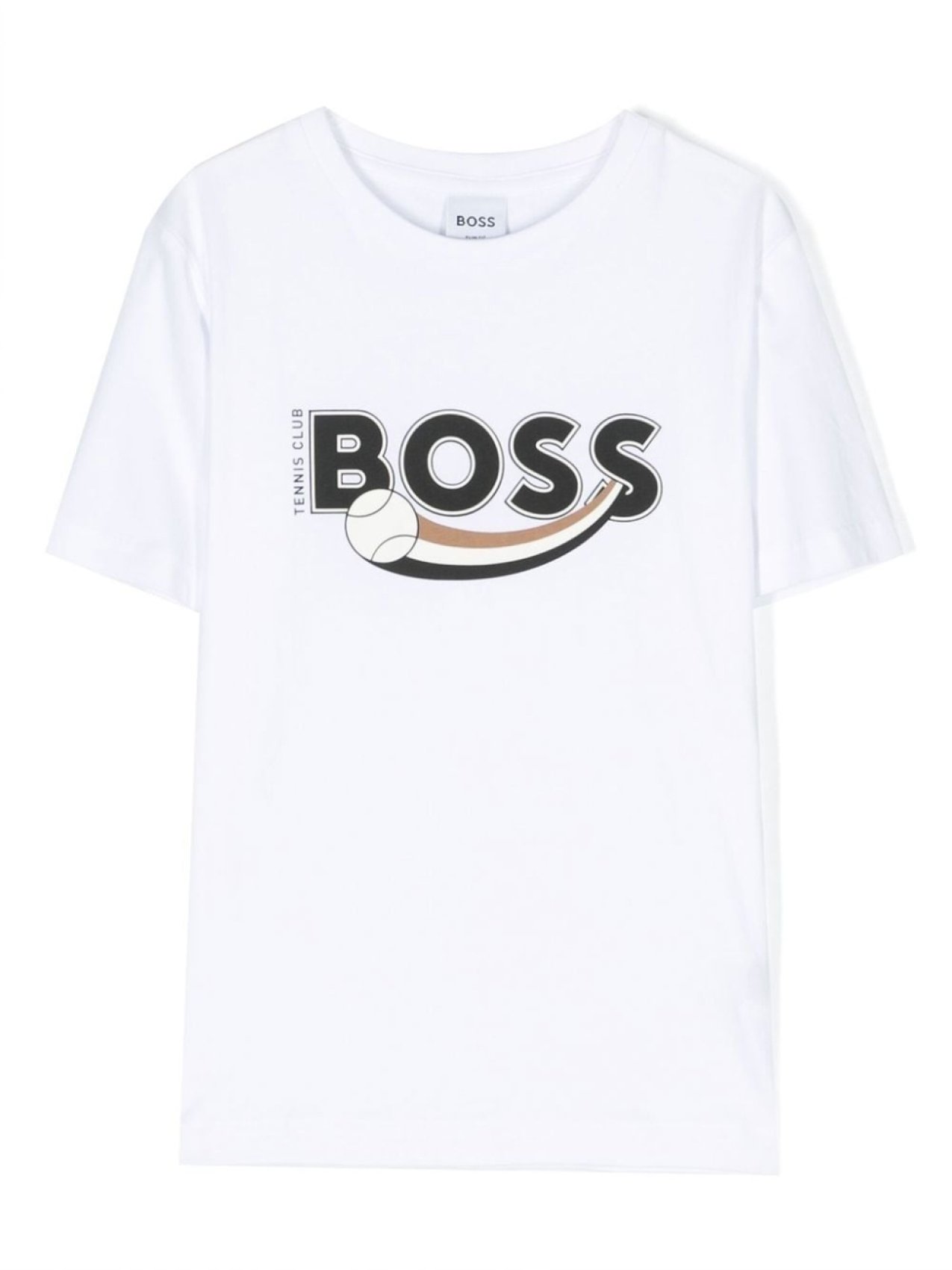 

BOSS Kidswear футболка с логотипом, белый