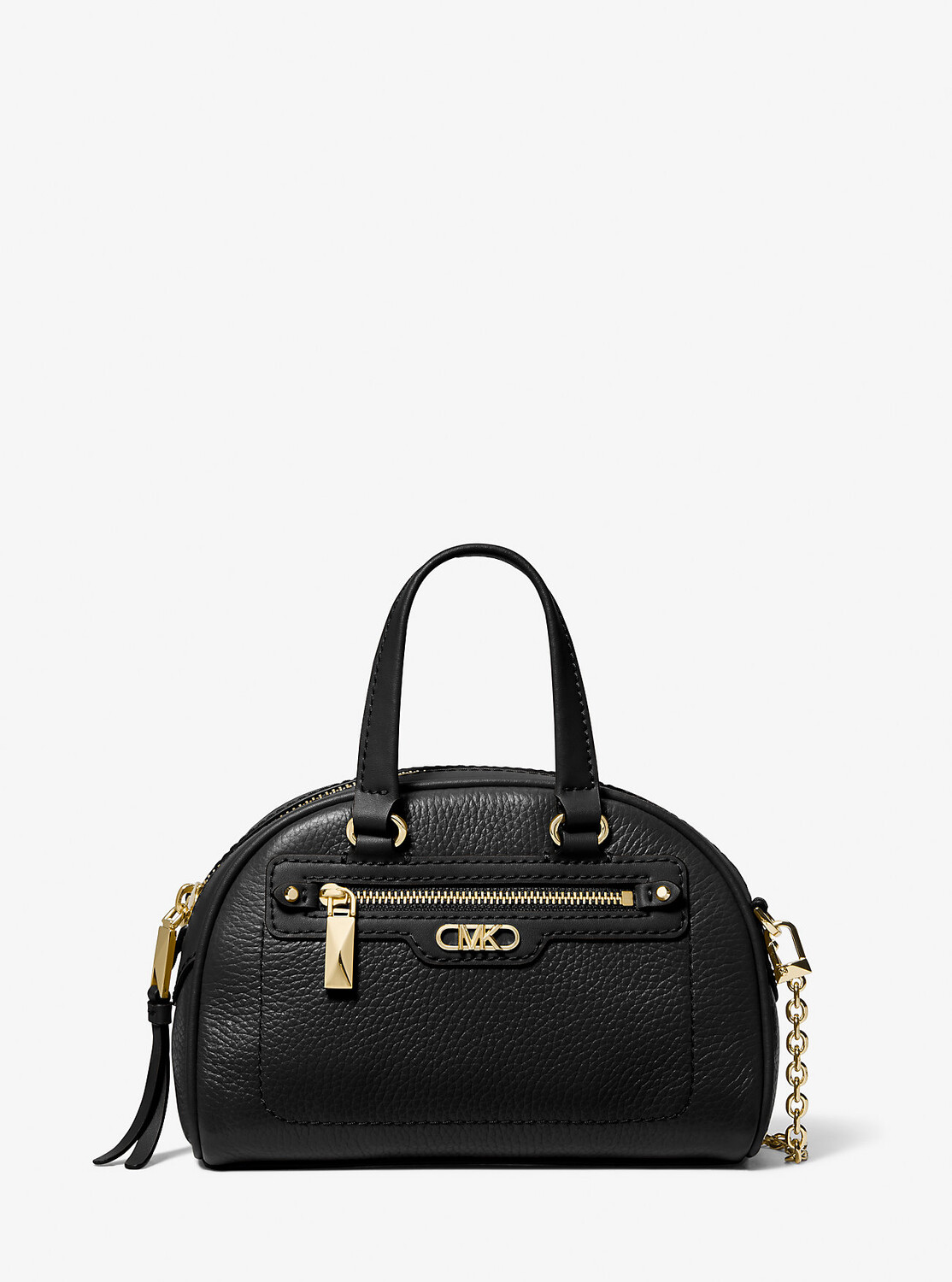 

Очень маленькая сумка через плечо Williamsburg из шагреневой кожи Michael Kors, черный
