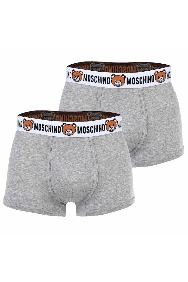 

Боксеры с логотипом, 2 пары Moschino Underwear, серый