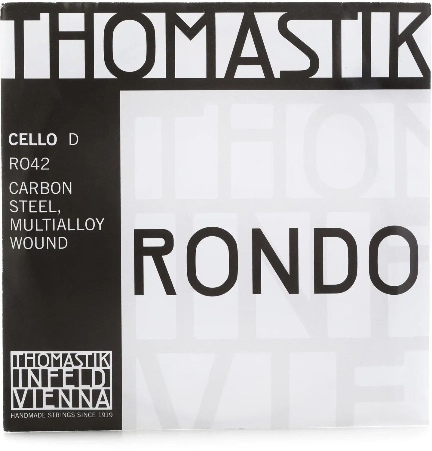 

Струна Thomastik-Infeld Rondo Cello D — мультисплавная обмотка 4/4