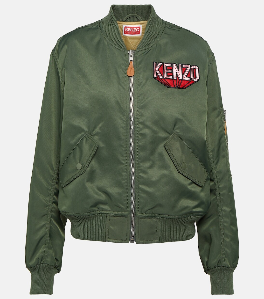 

Бомбер с логотипом Kenzo, зеленый