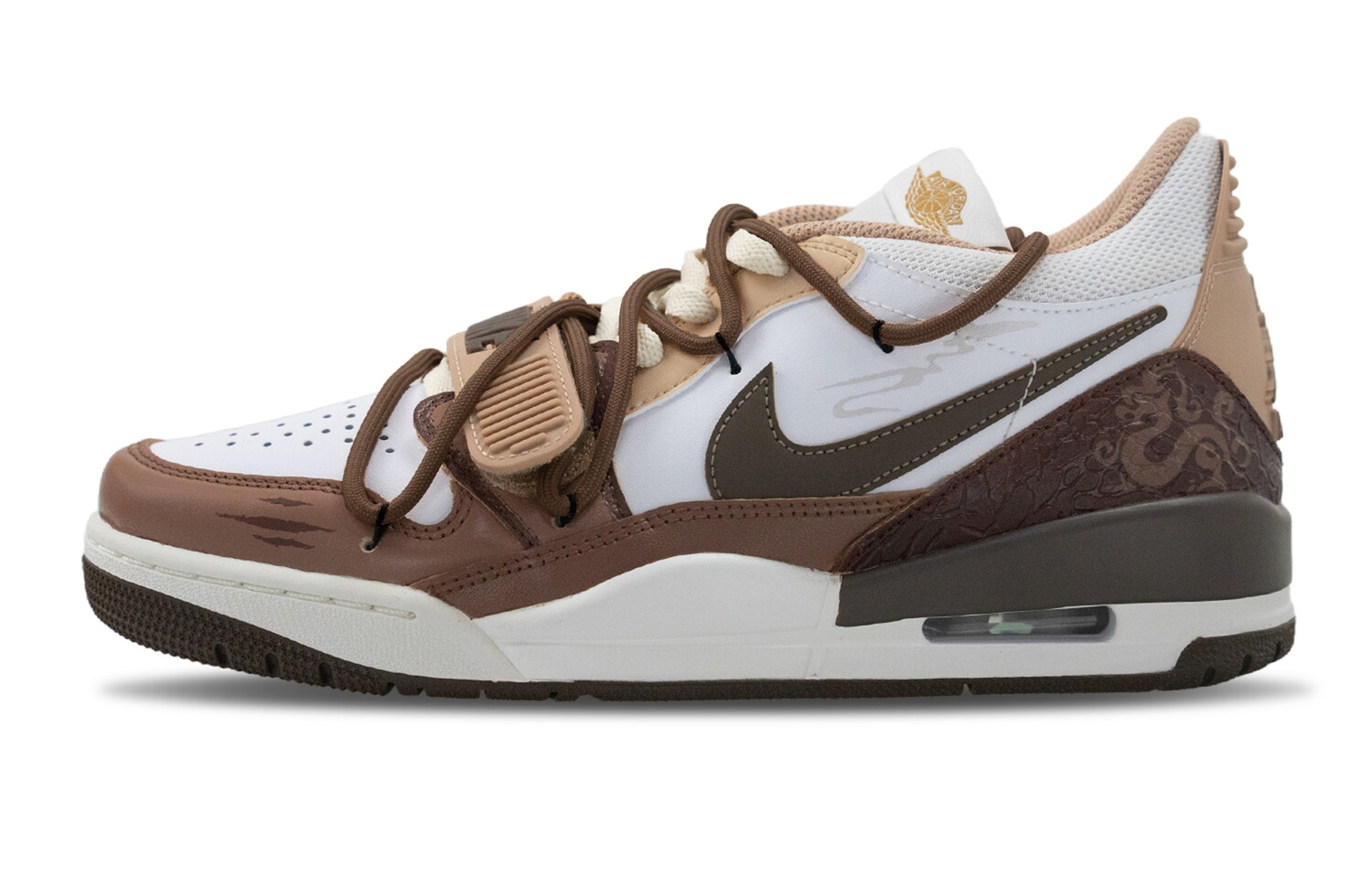 

Баскетбольные кроссовки Legacy 312 Vintage Men Low Top Mocha Jordan, цвет Coffee