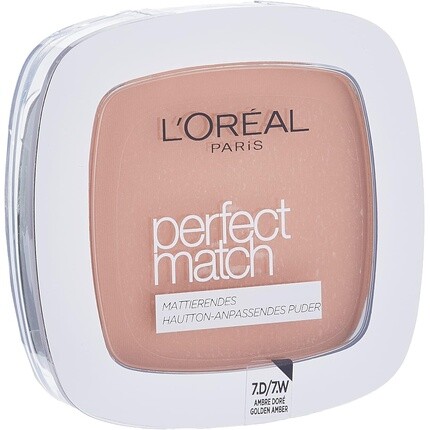 

L'Oreal Paris Perfect Match Пудра 7.D/Matted 7.W Golden Amber 9G, L'Oreal
