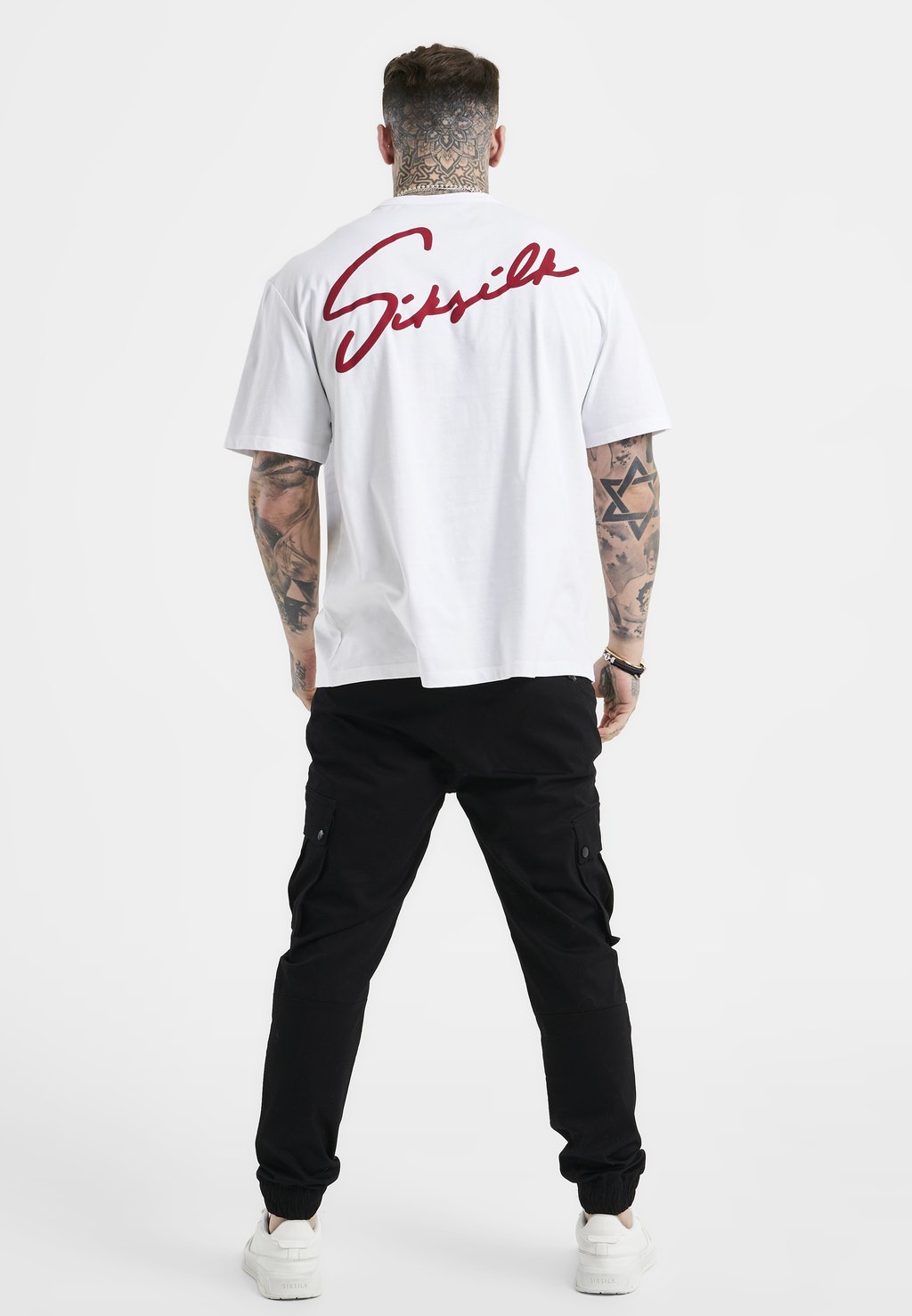 

Футболка с принтом SIKSILK, белый