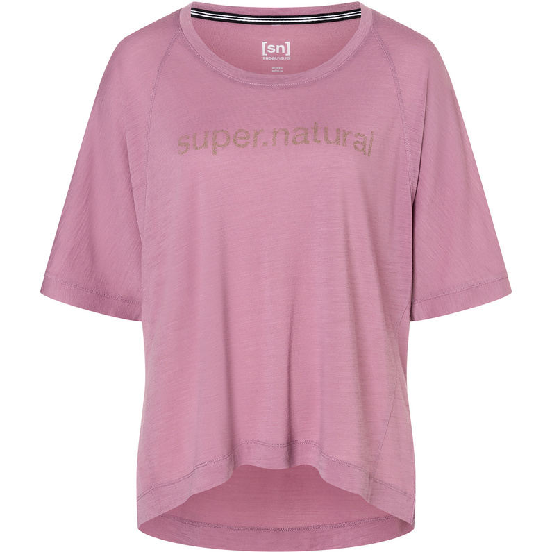 цена Женская футболка Liquid Flow Super.Natural, розовый
