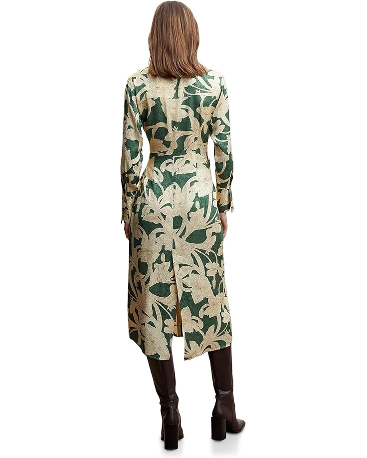 

Платье MANGO Cammo Dress, зеленый