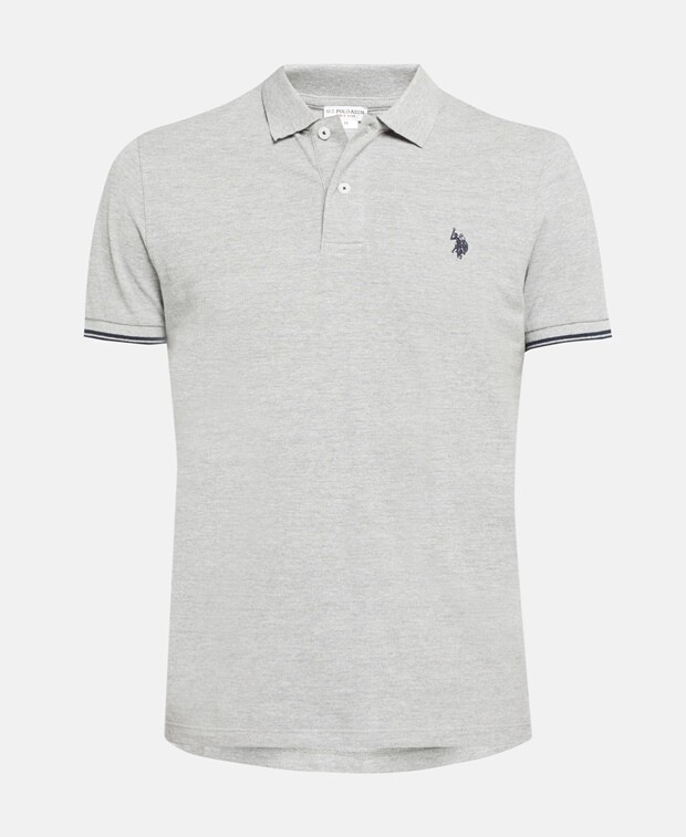 

Рубашка поло U.S. Polo Assn., светло-серый