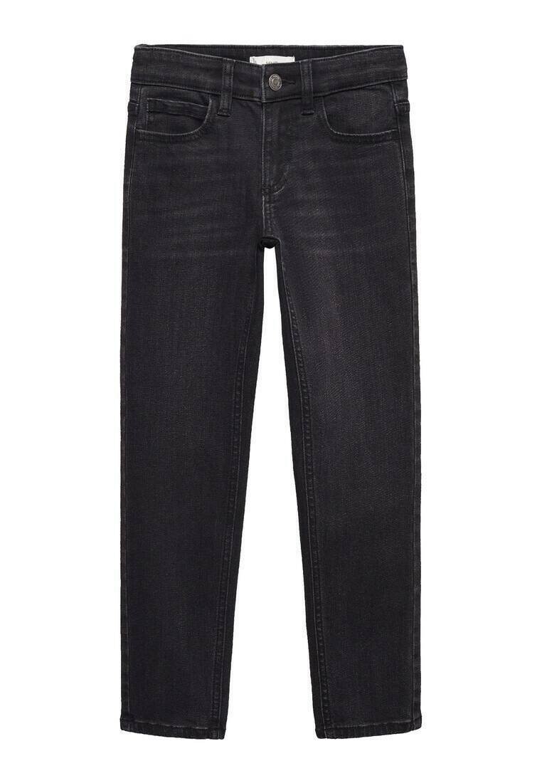 

Джинсы узкого кроя Mango Kids, цвет black denim