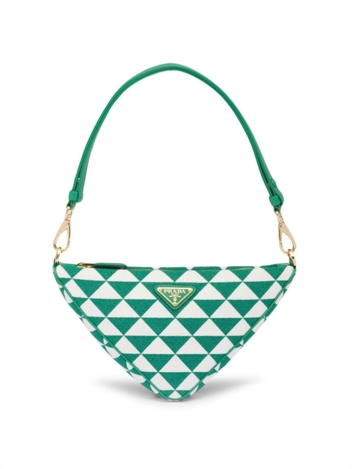 

Prada мини-сумка с логотипом, зеленый