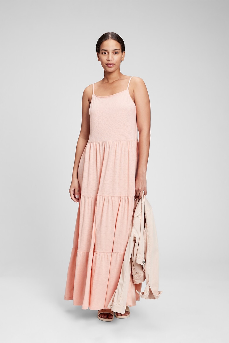 Укороченное платье из хлопка Gap, розовый укороченное платье из хлопка esprit белый