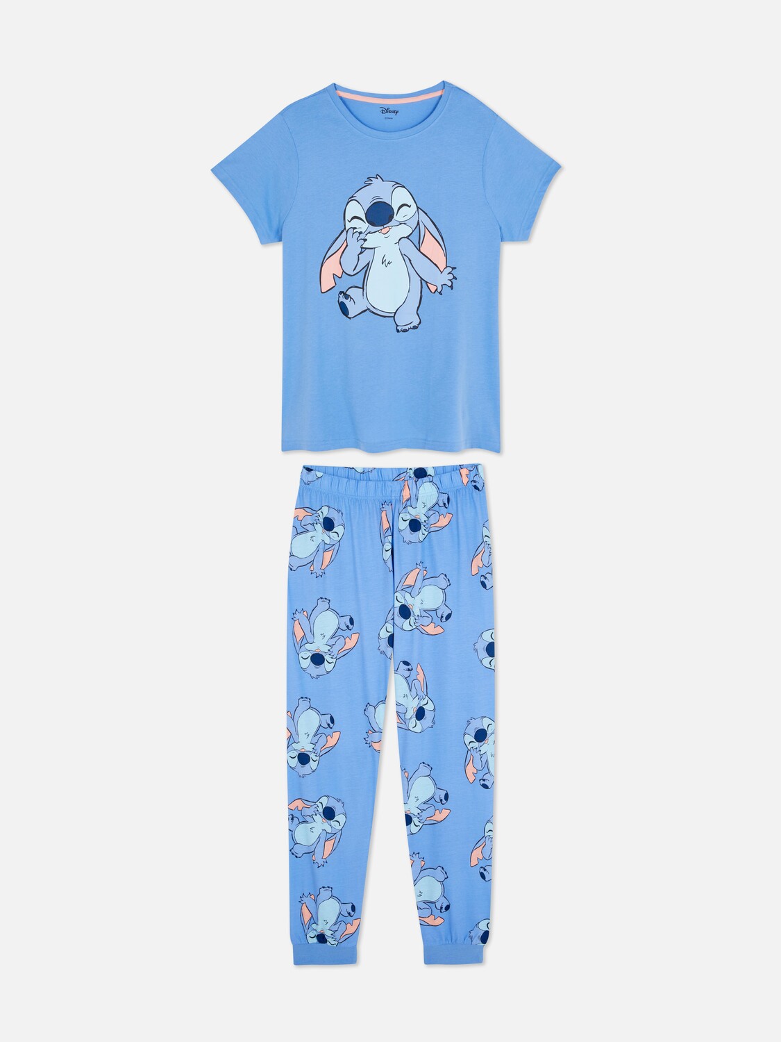 

Пижама с короткими рукавами и графическим принтом (Дисней) Primark, синий