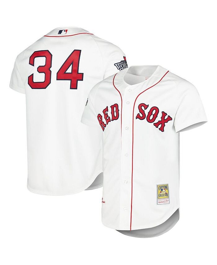 

Мужское аутентичное джерси Дэвида Ортиса белого цвета Boston Red Sox Cooperstown Collection Mitchell & Ness, белый