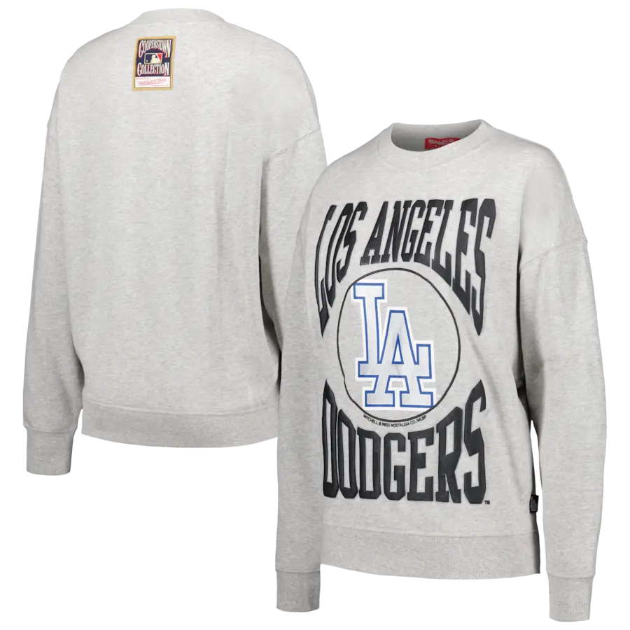 

Толстовка Mitchell & Ness Los Angeles Dodgers, серый