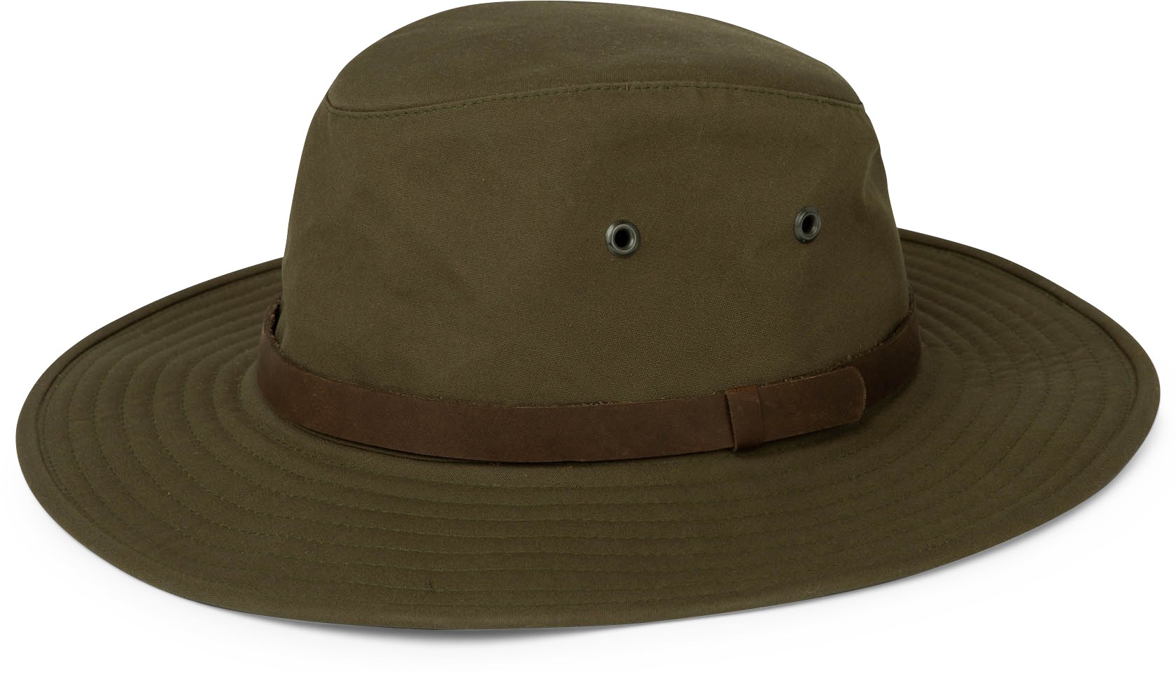 Вощеная прочная шляпа-федора Tilley, зеленый