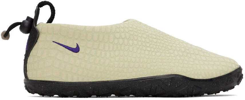 

Зеленые тапочки ACG Moc Premium Nike, цвет Olive aura/Field purple