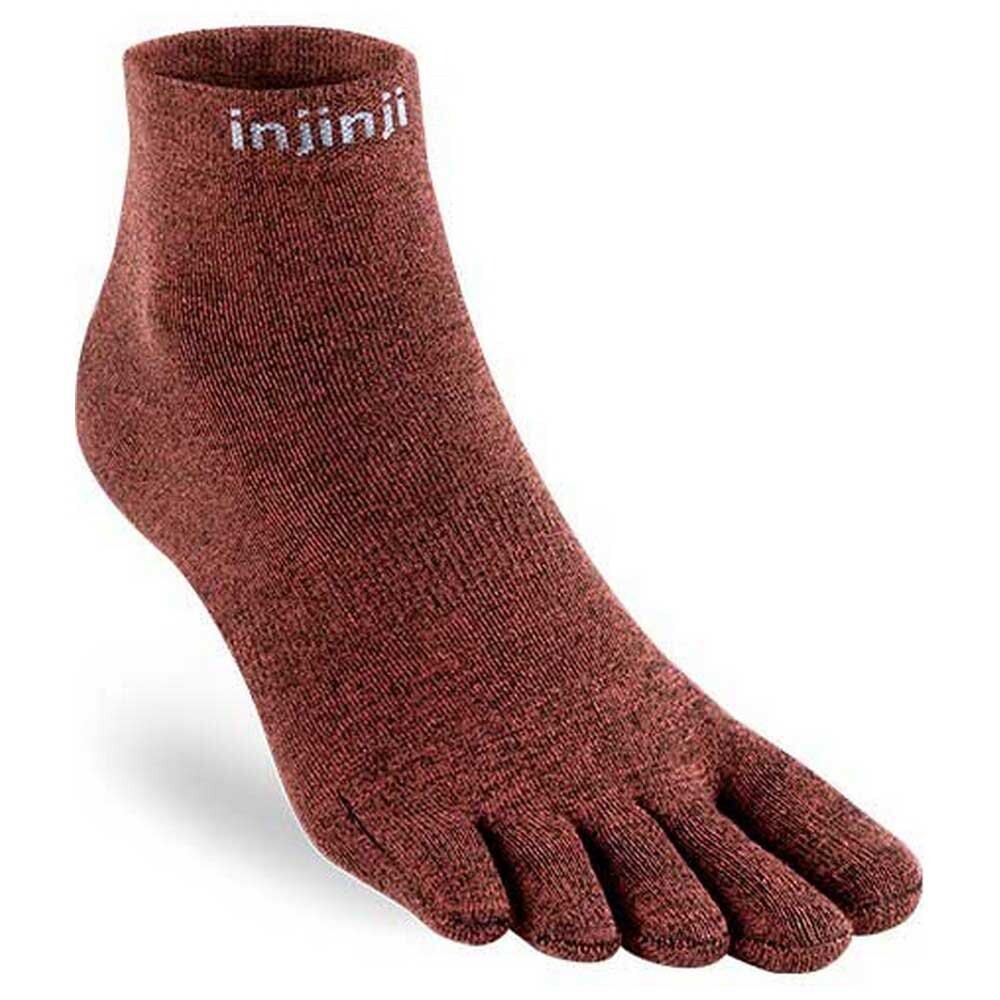 

Носки Injinji Liner Mini-Crew, красный