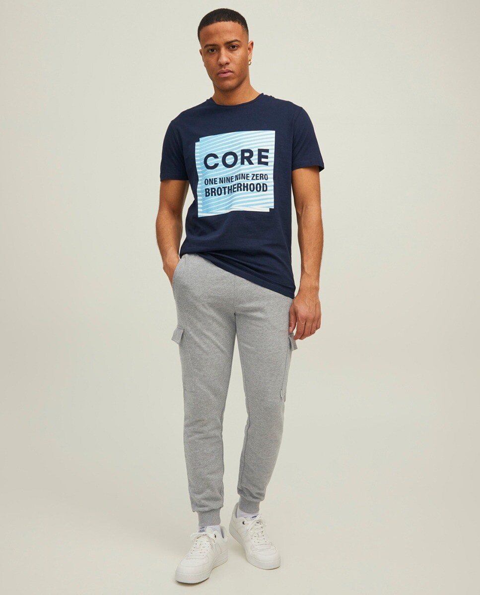 

Мужские брюки с логотипом Jack & Jones, серый